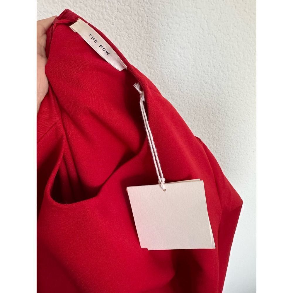 THE ROW Lucienne Wool Dress in Red US8 - Picture 12 of 12